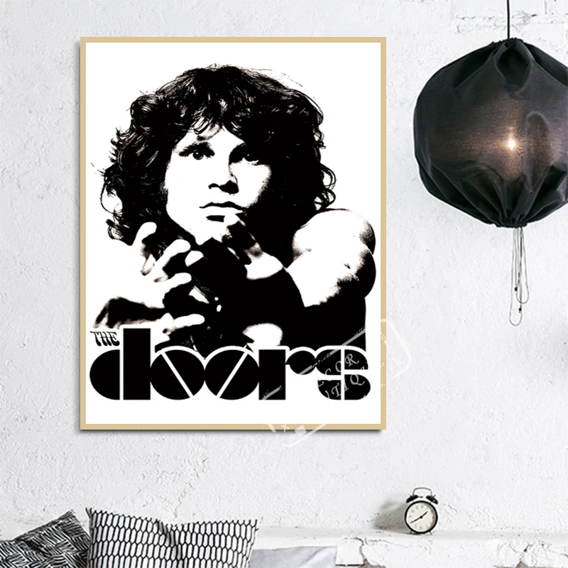Группа ворота двери Jim Morrison Ретро Винтаж Декоративные плакаты крафт домашний