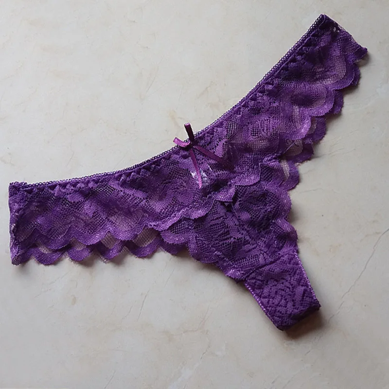 Underwear женщин сексуальные трусики кружева прозрачные женские трусы бесшовные