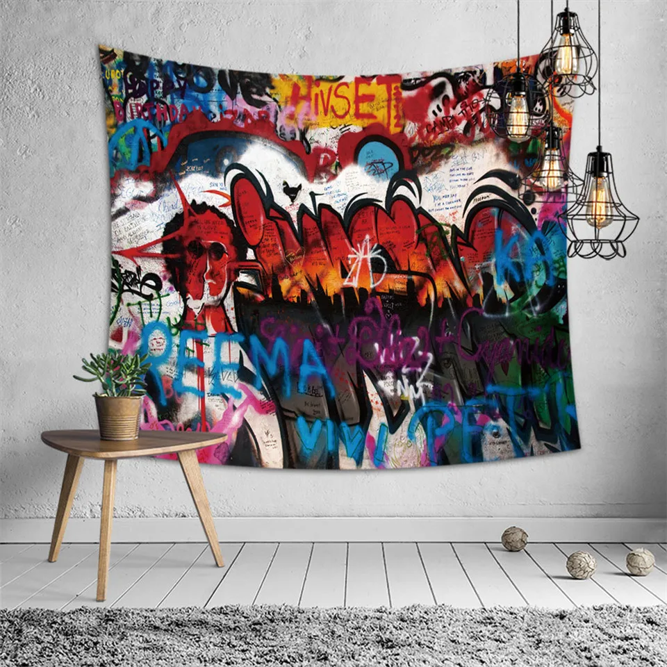 Настенный Гобелен SOFTBATFY с изображением абстрактного искусства покрывало для