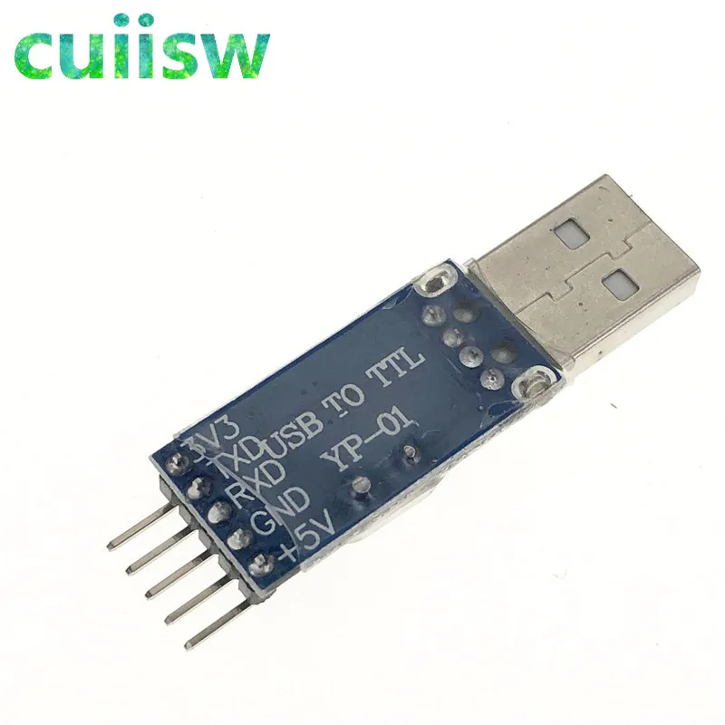 Модуль адаптера преобразователя PL2303 USB в RS232 TTL с пыленепроницаемой крышкой PL2303HX