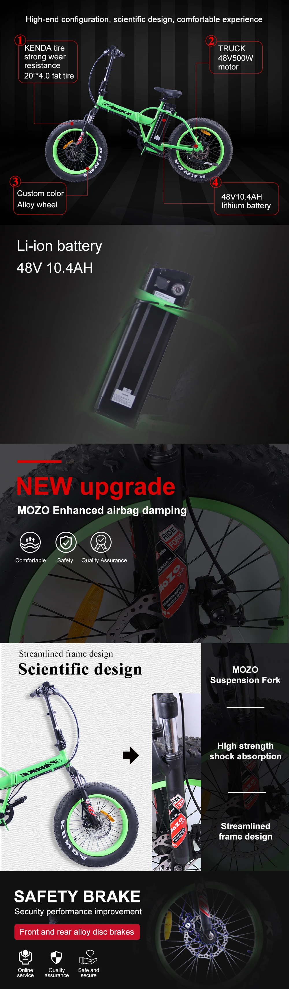 EZBIKE Смарт складной электрический велосипед мини-Электрический велосипед 48 В литиевая батарея город EBike мощный горный велосипед