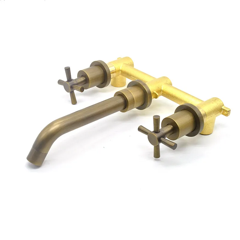 Smesiteli акция классический 10 лет винтажный античный стиль латунь двойная ручка