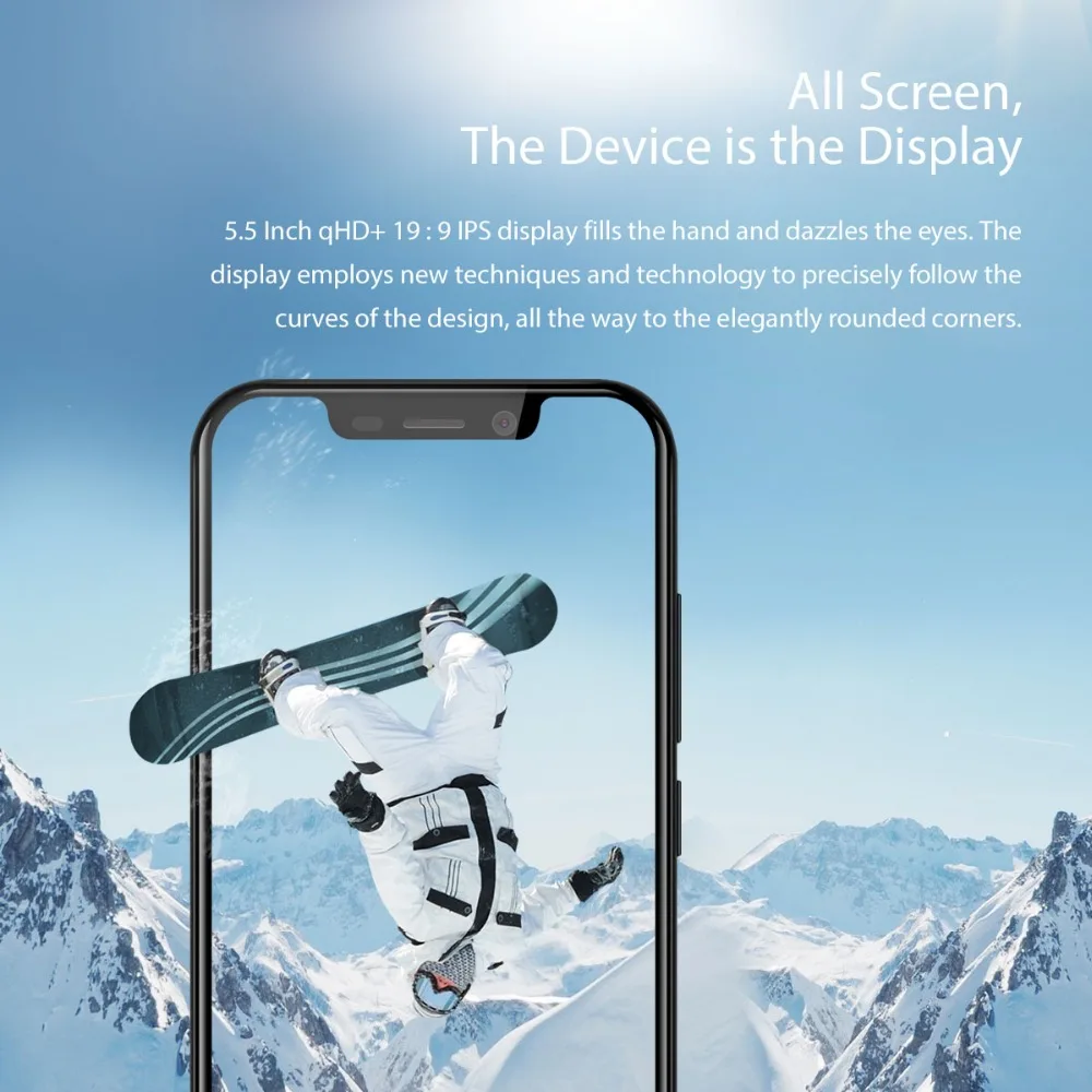 Blackview A30 смартфон с двумя sim картами 5 дюймовым дисплеем Android 8 1 19:9 2 + 16