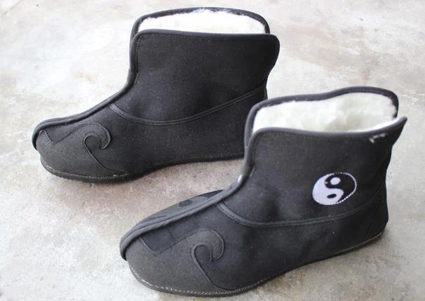 Зимние теплые ботинки Wudang tai chi обувь кунг-фу Боевые искусства кроссовки taoism cloudhook