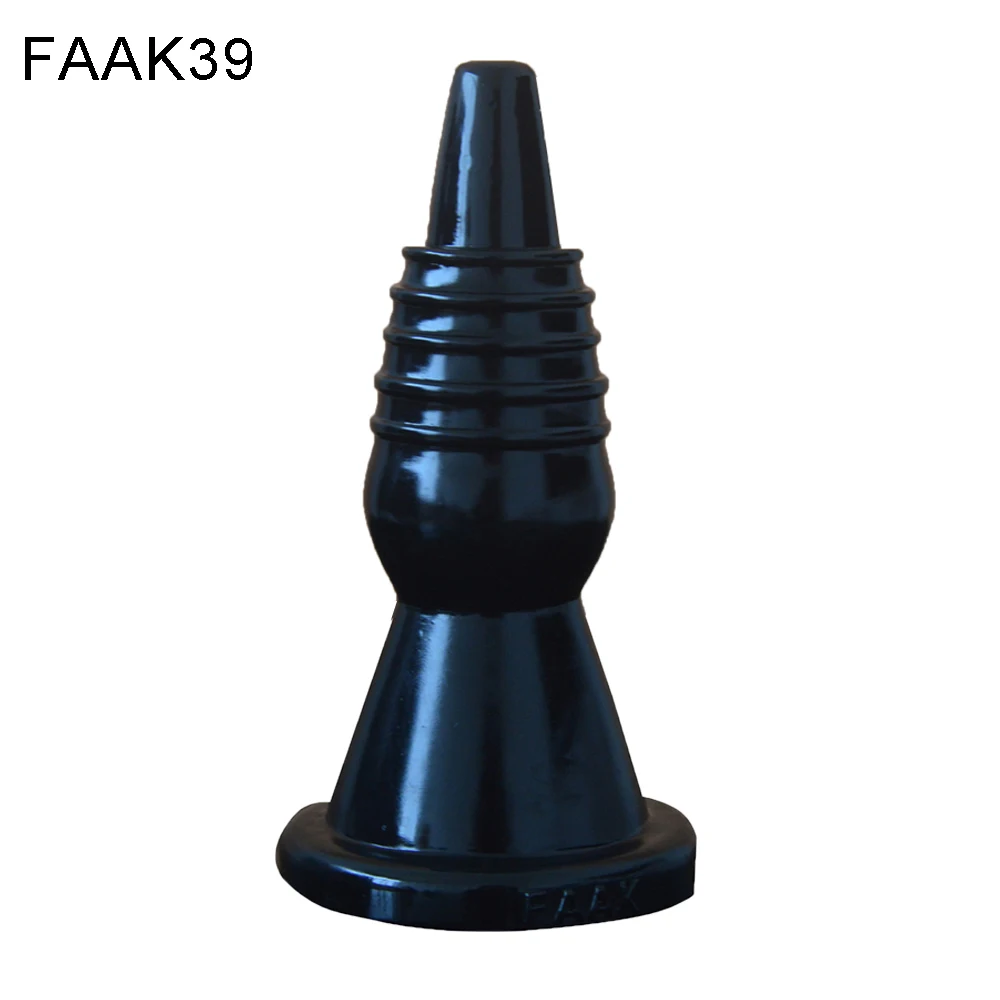 Секс игрушки FAAK подарок Анальная пробка черный анус массажная мягкая для женщин