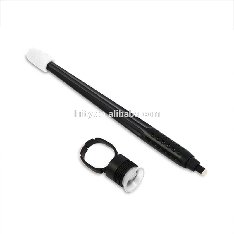 Машинка для перманентного макияжа одноразовая черная 0 15 ММ 18U|microblade tattoo pen|tattoo penpen