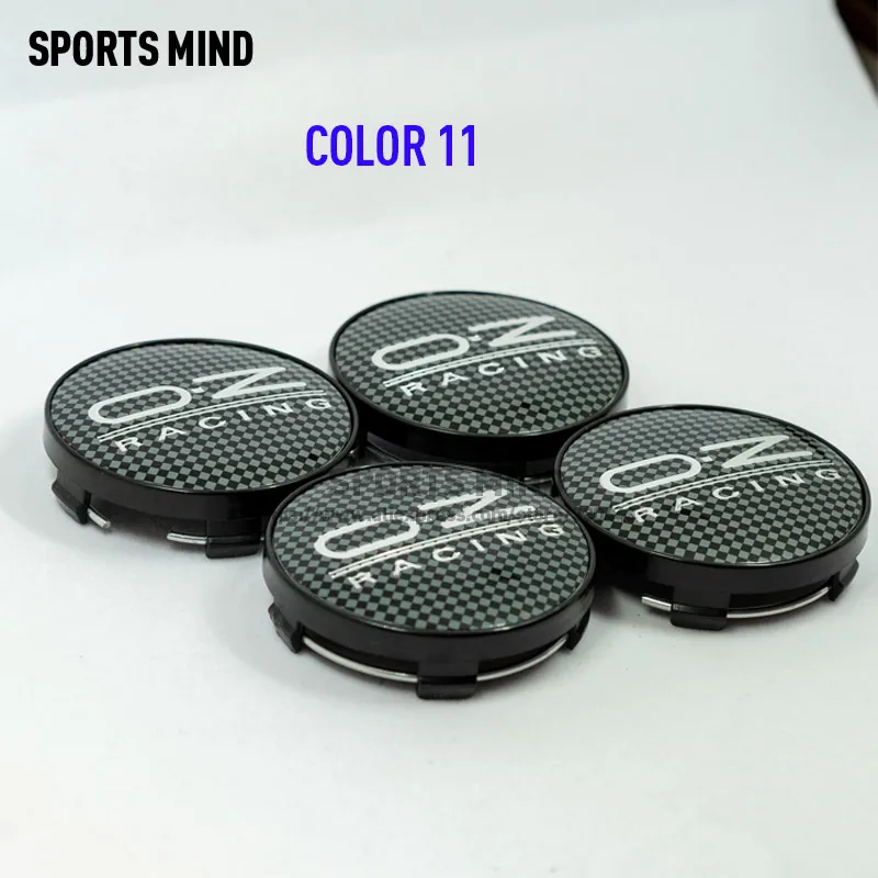 COLOR 11 4 шт./лот 14 видов цветов 60 мм OZ Racing Центральная втулка колеса автомобиля Кепки, футболка с принтом "автомобиль" эмблема значок Логотип центра колеса Кепки Этикетка автомобилей Средства для укладки волос - Цвет: COLOR 11