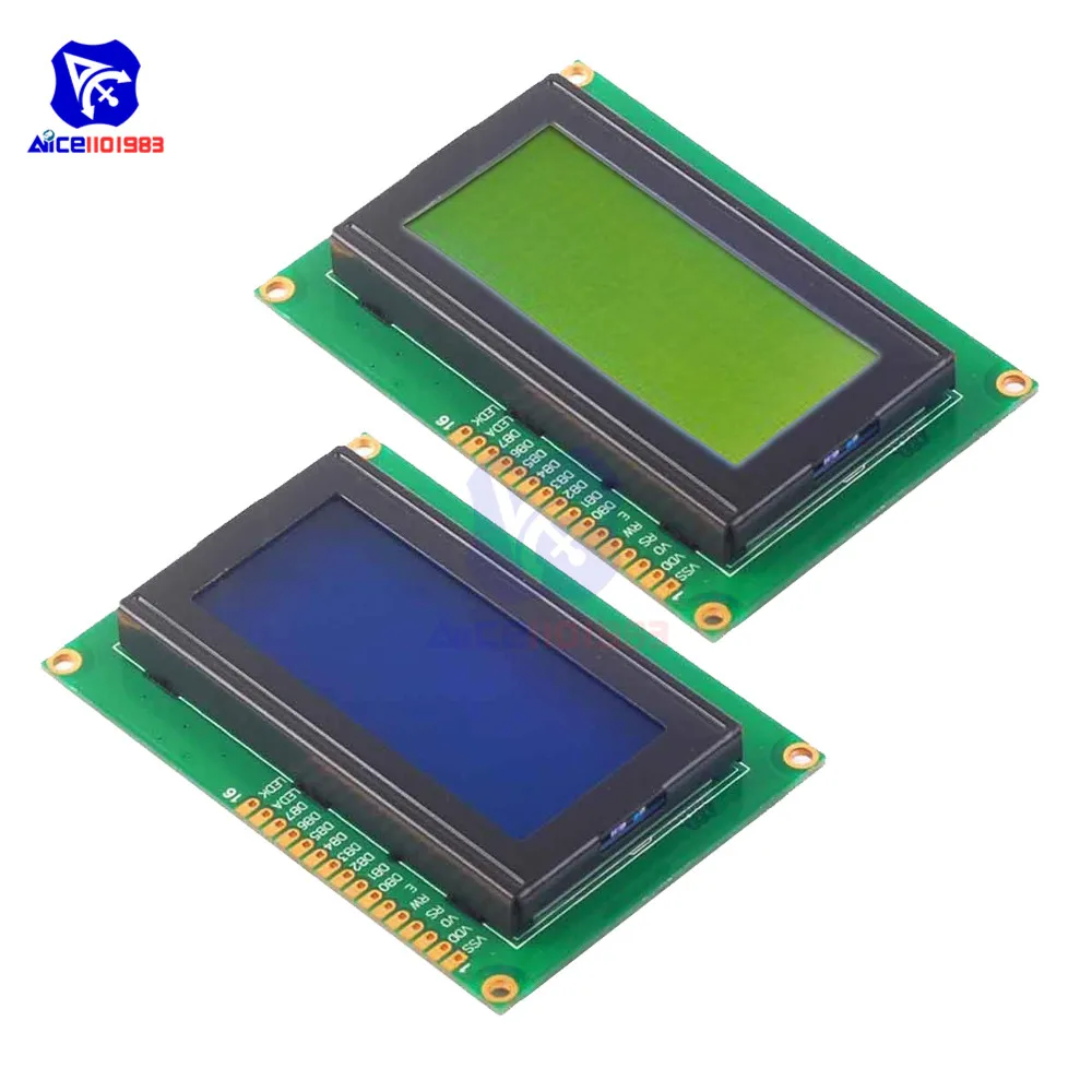 Модуль ЖК дисплея 16X4 модуль LCM синий/желтый черный свет для Arduino 5V 1604|ЖК-модули| |