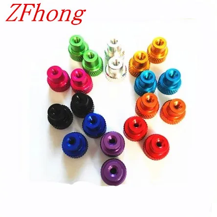 10 шт. цветная анодированная алюминиевая накатанная Шаговая гайка|hand nut|nut nutknurled hand