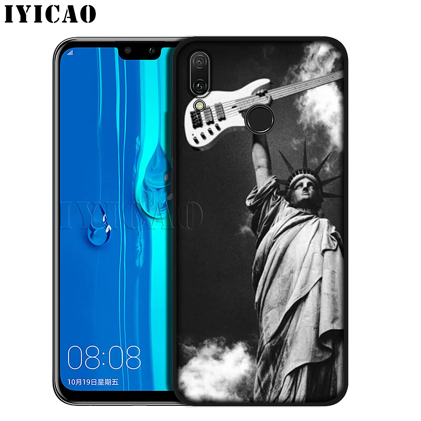 Роскошный мягкий силиконовый чехол для телефона IYICAO Music guitar DJ Huawei Mate 30 20 10 Pro Lite Nova