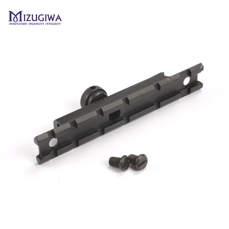 Mizugiwa Тактический 12 слотов плоской вершиной Сфера рейку 20 мм База AR для M4/M16 ручка