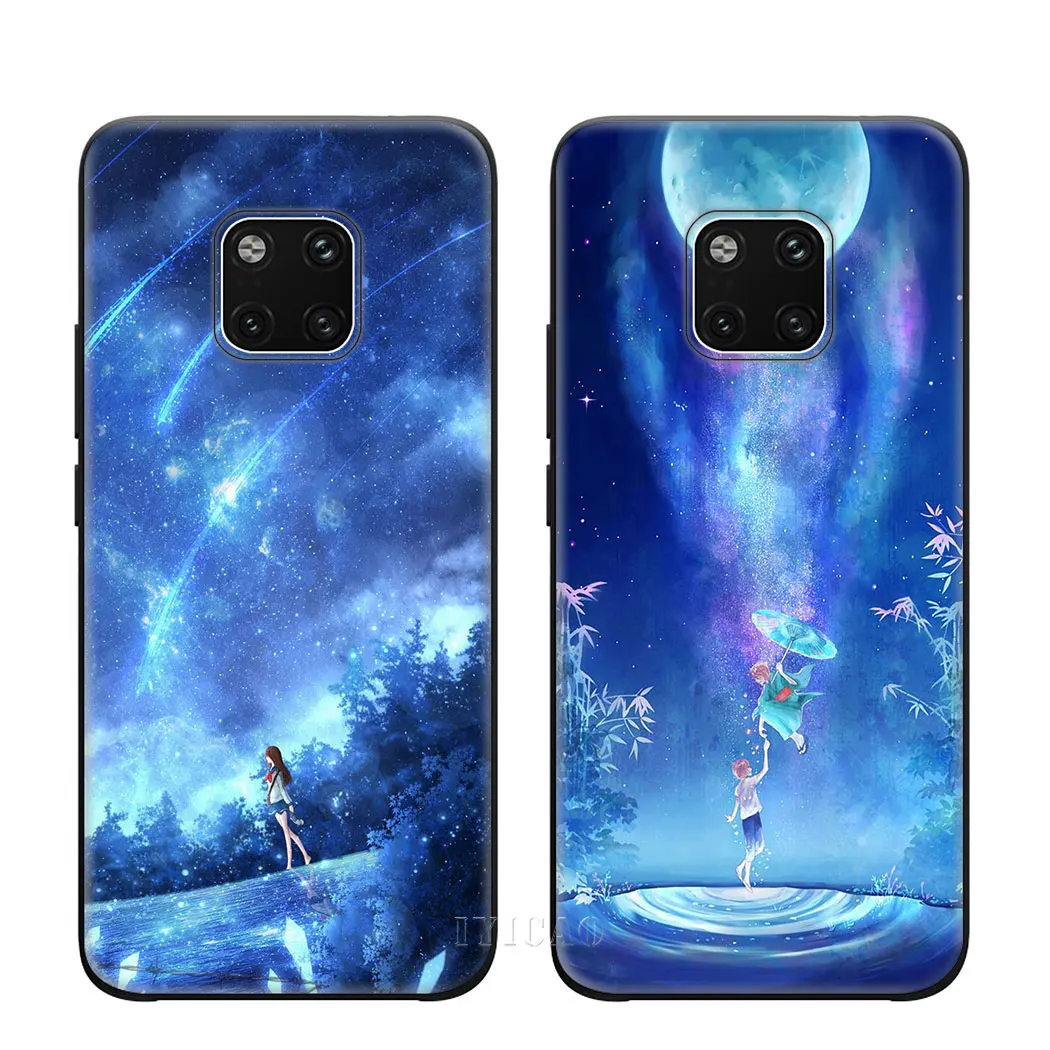 IYICAO Звездный день Аниме мягкий чехол для телефона huawei Mate 10 20 Lite Pro Чехол Nova 2i 3 3i 4 |
