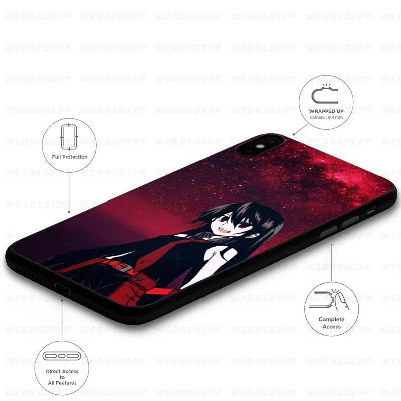 Мягкий чехол WEBBEDEPP Akame Ga Kill Anime для Huawei Mate Honor 20 6A 7A 7C 7X 8 9 9X 10 View Lite Pro 30 |