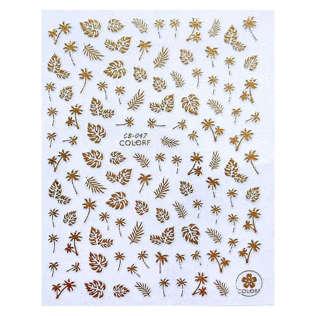 Разнообразные Модные кокосовые пальмы с листьями ногтей на каждый день