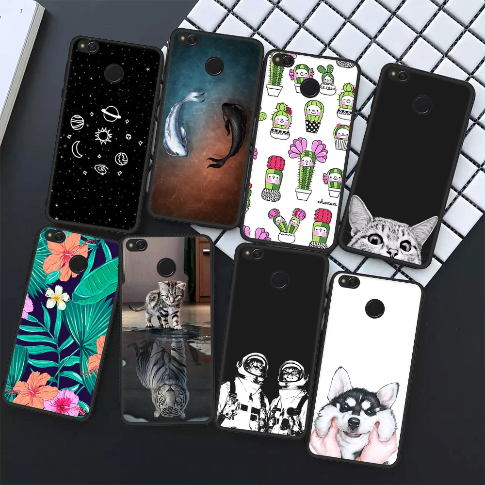 Patterned Case For Xiaomi Redmi 5A 5 Plus 4A 4X Note4 4x 6 Pro 6A Silicon TPU Cover Mi8 SE Mi6X Capa | Мобильные телефоны и