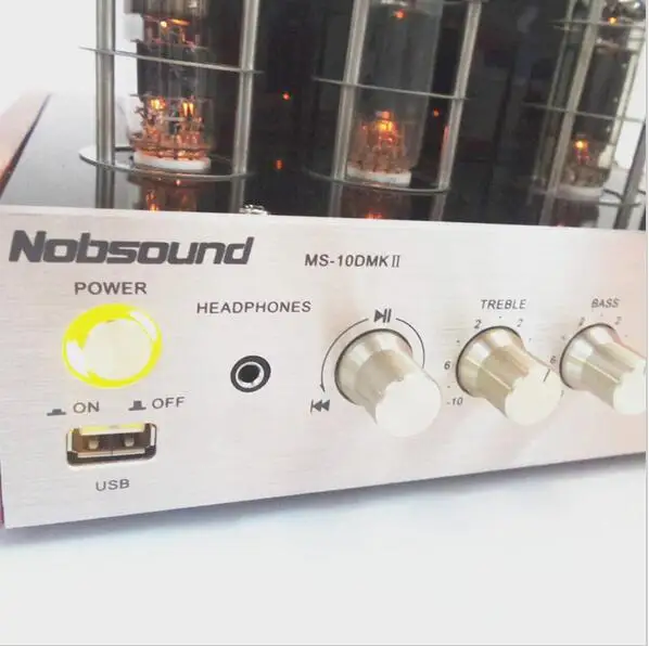 Nobsound MS 10D MKII Hifi 2 0 вакуумный трубчатый усилитель USB/Bluetooth домашний аудиоусилитель 25