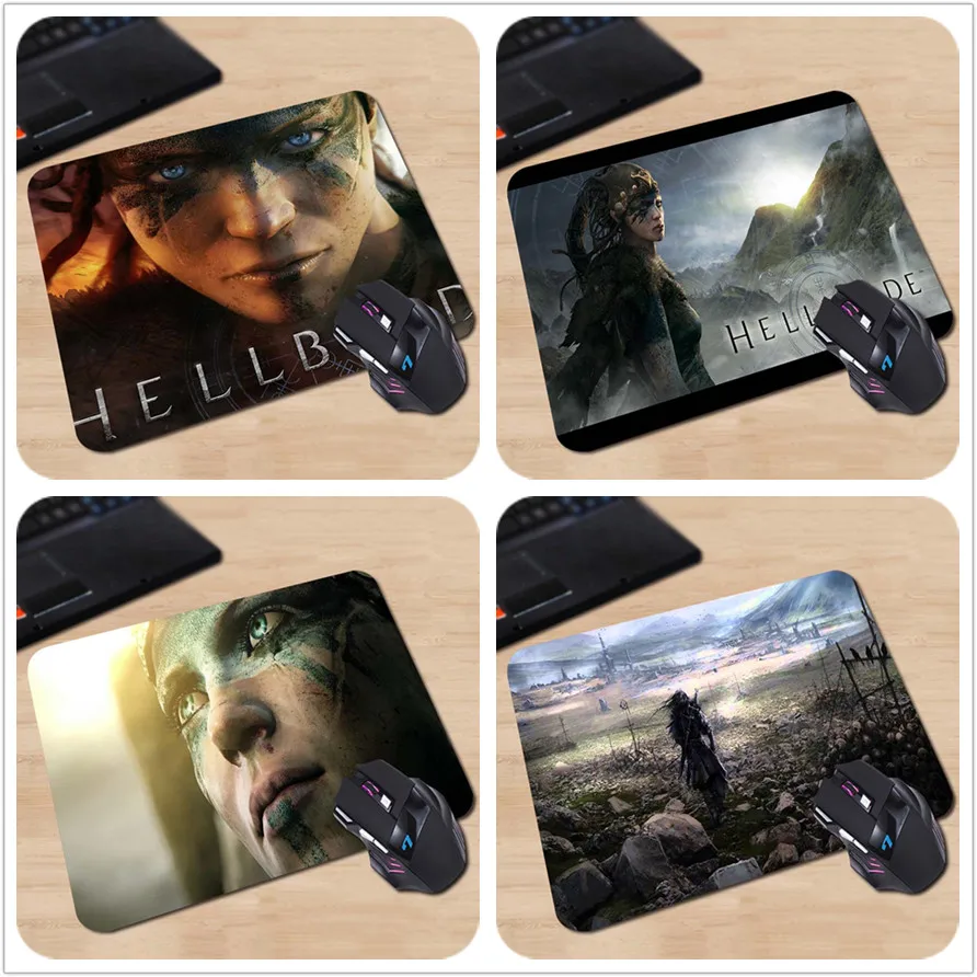 Babaite резиновый коврик для мыши подарок мальчика Hellblade PS4 Игра Обои Художественное