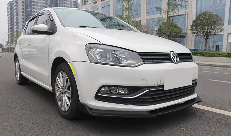 Для volkswagen polo Передний бампер диффузор протектор для 2015-2019 Комплект кузова задний