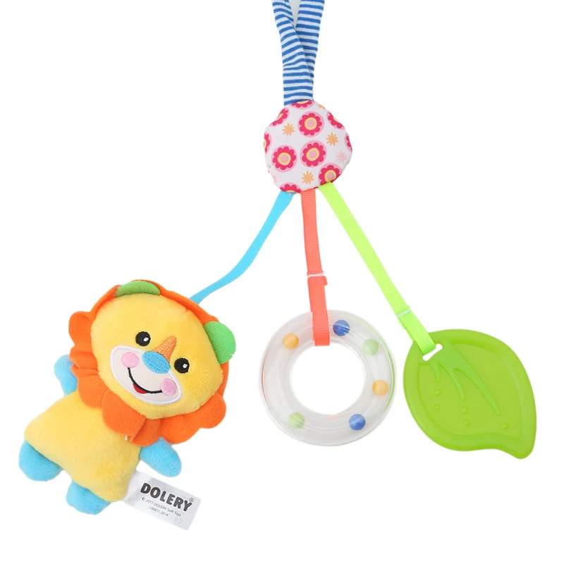 

Animal Cute Newborn Baby Rattles Mobiles New Teether Bed Stroller Hanging Toys For 0-12 Months Baby Classic Toys