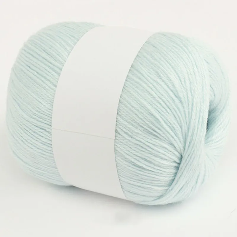 Тонкая Мягкая шерстяная пряжа для ручного вязания шарфа кардиган