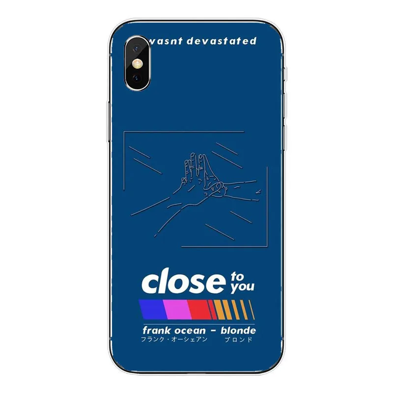 TPU Frank Ocean Endless Blonde Coque Аксессуары для мобильных телефонов прозрачный чехол из ТПУ для Apple iPhone XS MAX XR X 8 Plus 7 6 5 - Цвет: TPU