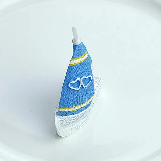 Форма для парусной лодки 3D Свеча силиконовая форма помадки торта мыла. глины резьбы по соли|form for|form for soapsilicone