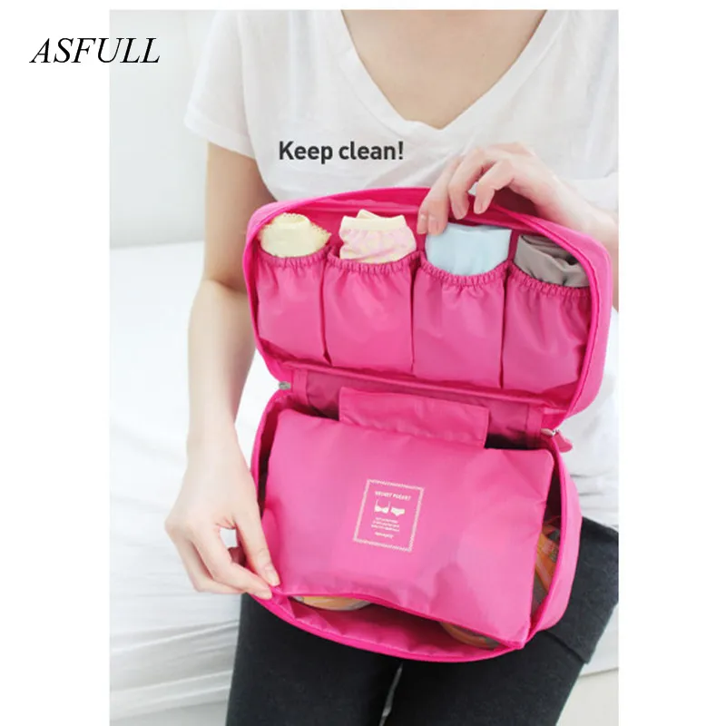 Косметичка для девушек корейский органайзер макияжа нижнее белье бюстгальтер