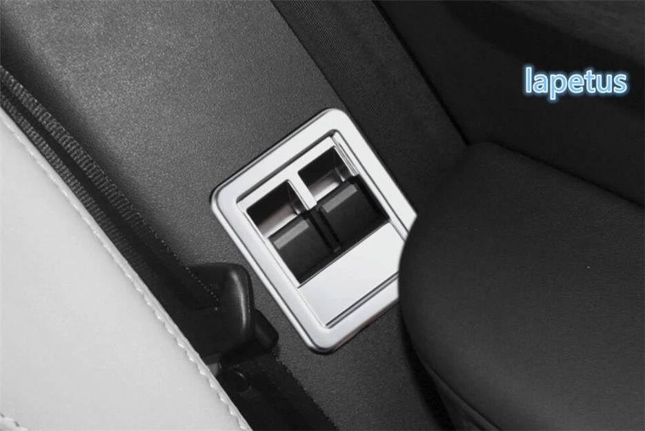 

Lapetus Matte Second Seat Backrest Adjust Button Decorative Frame Cover Trim Fit For Land Rover L462 Discovery 5 2017 - 2022 ABS
