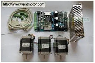 Дешевый ЧПУ! Шаговый двигатель Wantai 3 Axia Nema 23 57BYGH633 270oz in + осевой драйвер TB6560 CNC фреза