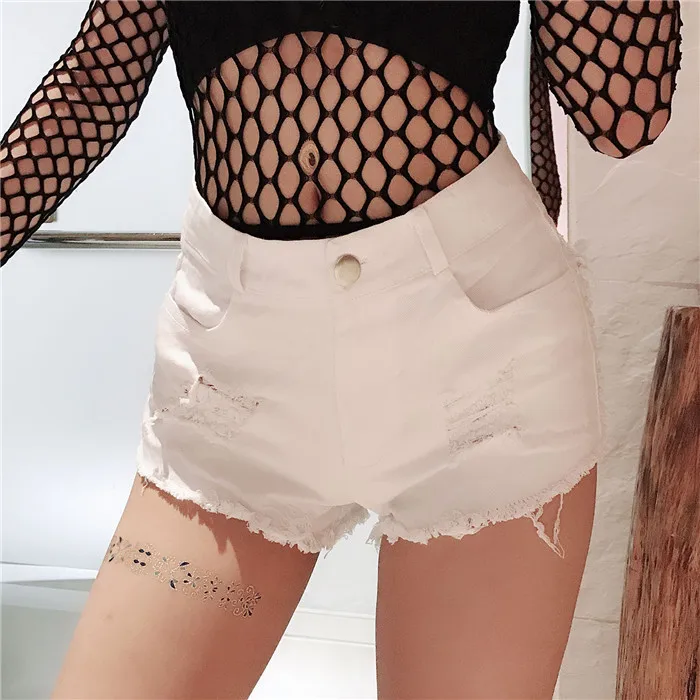 Лидер продаж! Распродажа! 2020 летние модные женские шорты с высокой талией рваные