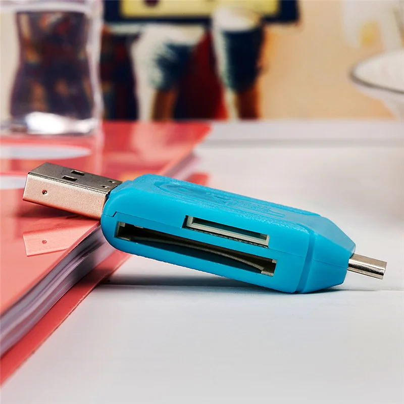 CatXaa 2 в 1 многофункциональная SD устройство для считывания с tf карт Micro USB Кабель
