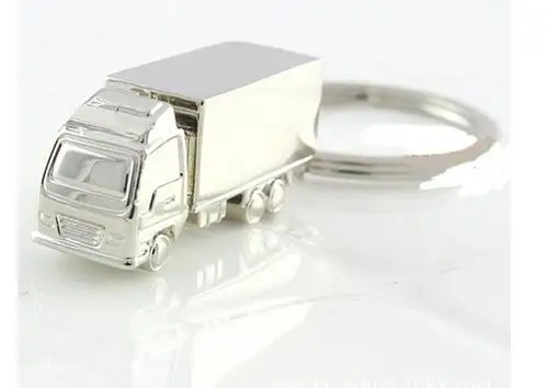 1 шт./лот милый металлический грузовик автомобильный брелок креативный подарок