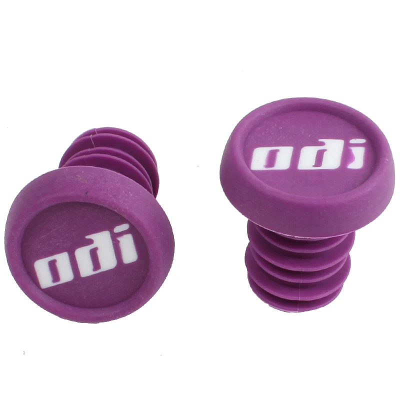purple ODI MTB велосипеда раздвижные шаг Ручка баланса Plug BMX DH FR горный велосипед складной руль крючок с торцевым стопором головка заглушки цвет - Цвет: purple