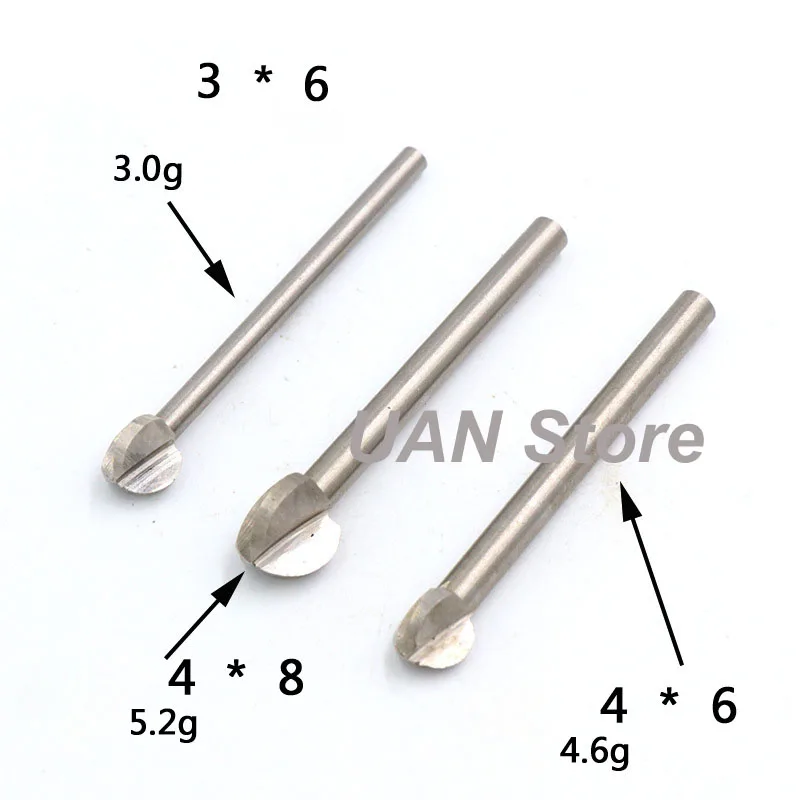 URANN HSS Steel Woodworking Root Carving Router Bit End Mill Milling Cutter Burrs Embryo Tool | Инструменты