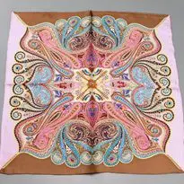 HANSCARF, модный шарф с принтом, шелк, саржа, шейный платок, женские роскошные шарфы и палантины, бандана, небольшой квадратный шелковый шарф для женщин