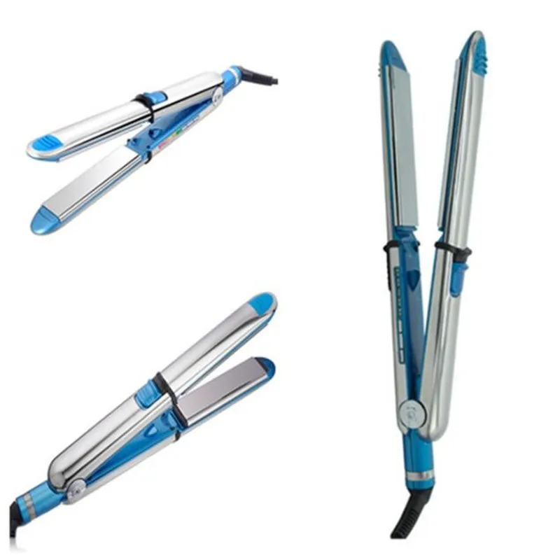 Профессиональные утюжки для выпрямления щипцы завивки нано титановые плоские