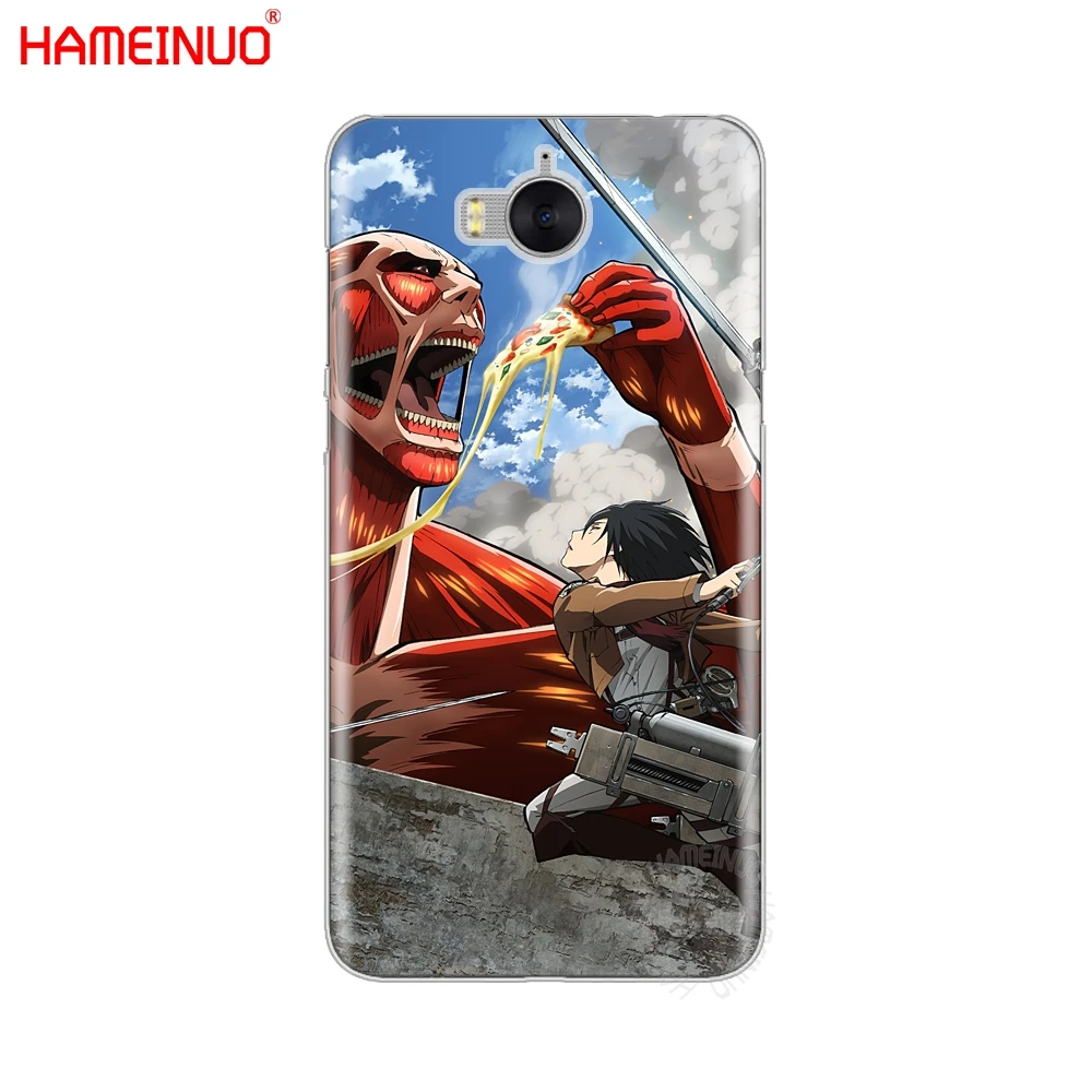 HAMEINUO аниме японский атака на Титанов сотовый телефон чехол для huawei honor 3C 4X 4C 5C 5X 6 7