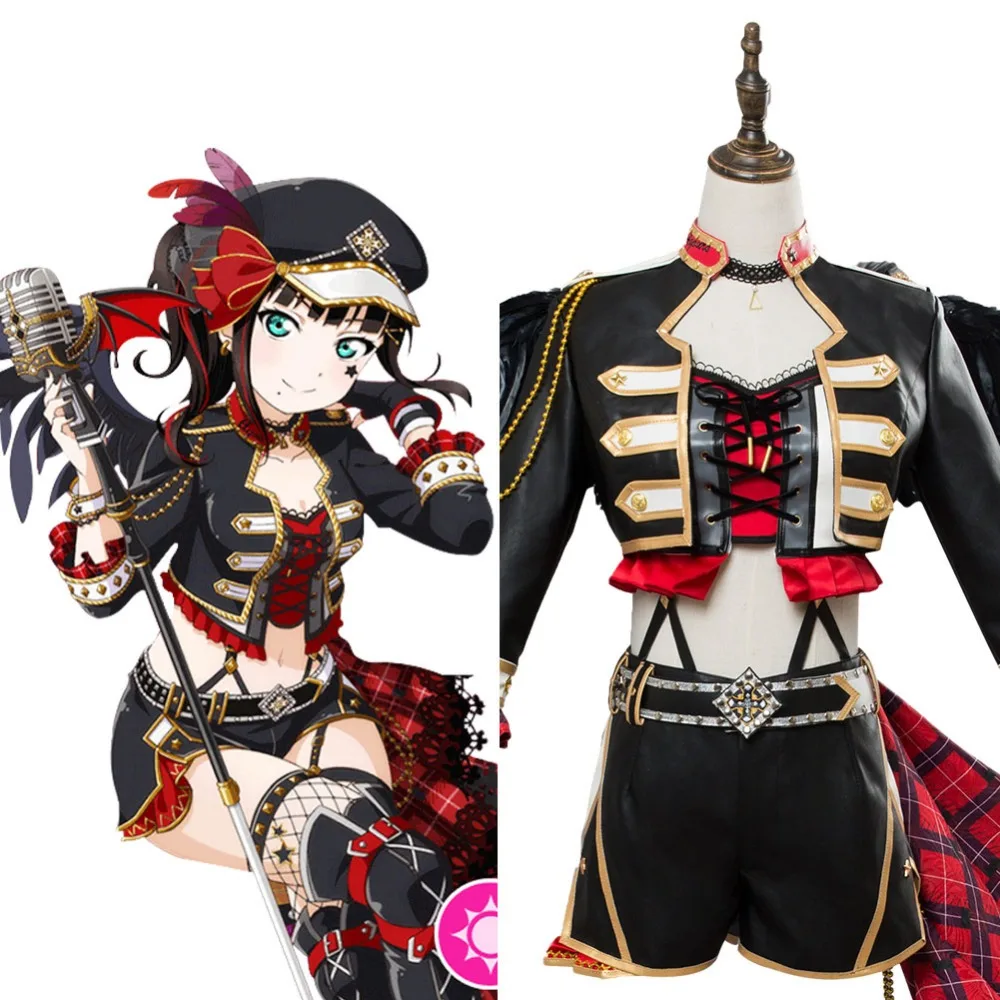 Lovelive Cosplay Sunshine! Косплей-костюм Aqours Kurosawa Dia для женщин и взрослых полноразмерный