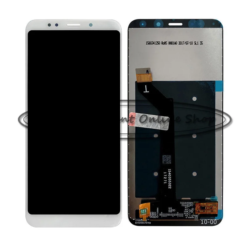 Черный/белый Новый ЖК дисплей для Xiaomi Redmi 5 Plus / Note Global + дигитайзер сенсорного