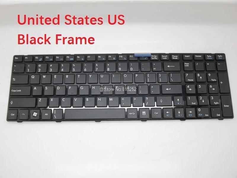 Клавиатура для ноутбука MSI FR620 FR700 FR720 FX603 FX610MX FX620 FX620DX FX700 FX720 GE620DX 404XP GR620 GT660 GT660R|laptop