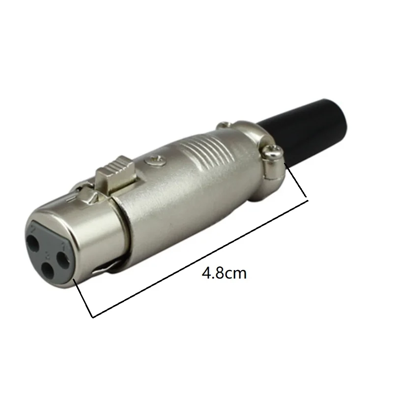 1 пара 3 контактный штекер XLR + гнездо для микрофонного кабеля|Соединители| |