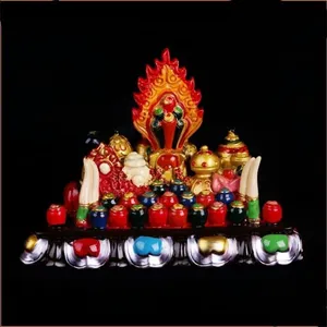 Тибетский буддизм, нарисованный эзотерический буддизм, коллекция пять желаний для Будды, коллекция сокровищ, четыре дюйма