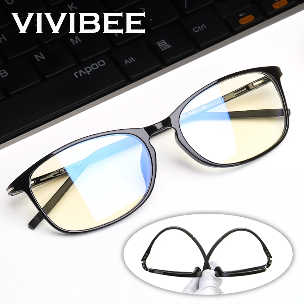 VIVIBEE антибликовыми свойствами светильник очки Для мужчин синий излучения женщин