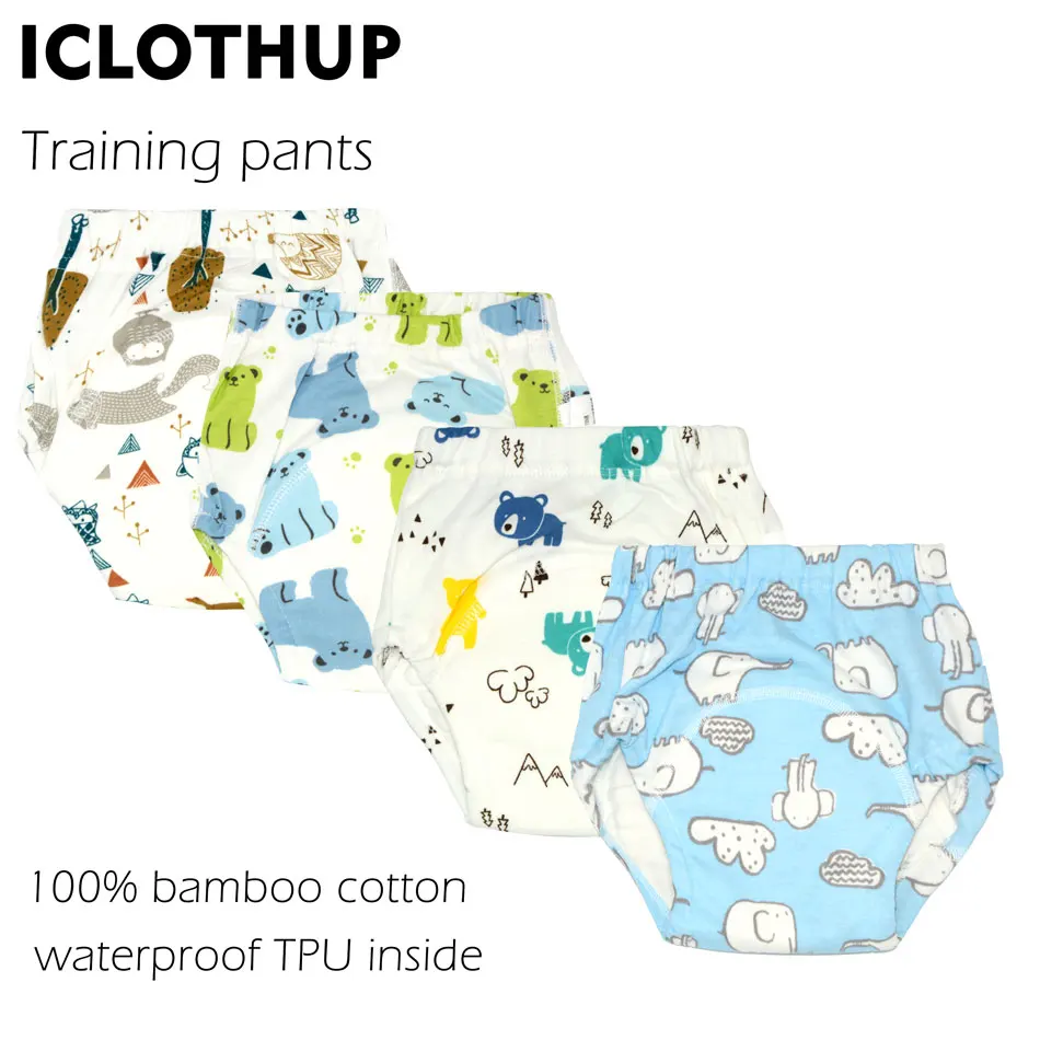 ICLOTHUP бамбуковые хлопковые тренировочные штаны с 6 слоями марли