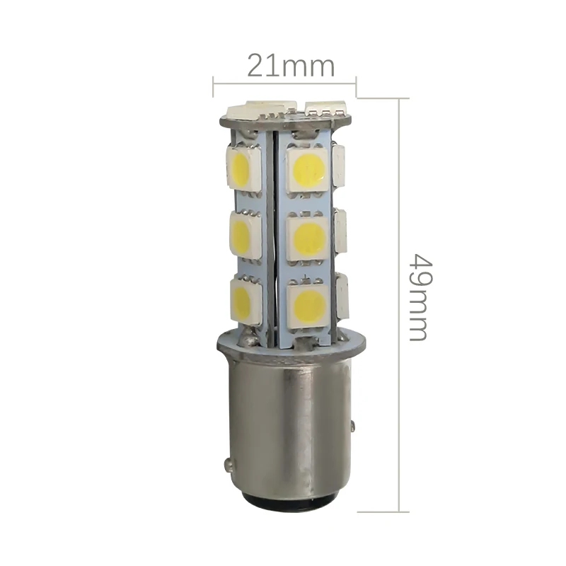 2 шт. S25 1157 BAY15D 18 светодиодный 5050 SMD P21/5 Вт 2057 7528 для хвостовой части автомобиля
