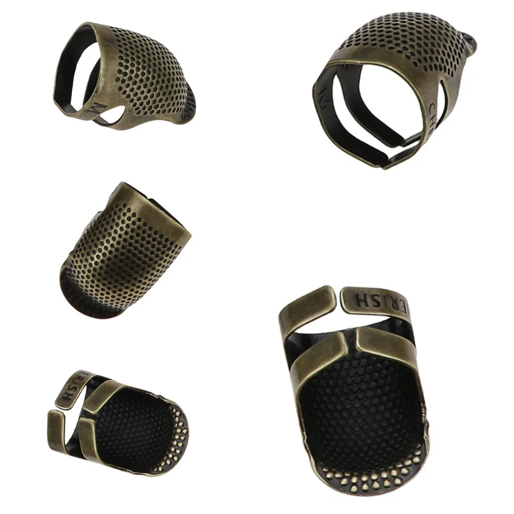 Ретро ручной наперсток для шитья пальцев протектор рукоделия металлический