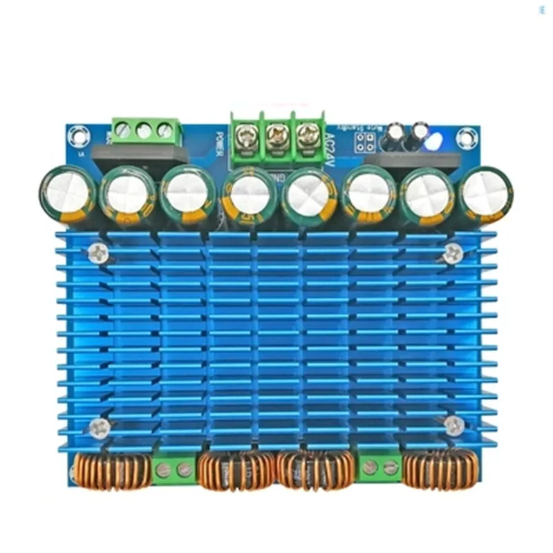 

Ultra High Power BTL Mode Dual 24V Stereo 420W x 2 TDA8954TH Dual Chip Class D Digital Audio HIFI Amplifier Board module XH-M252