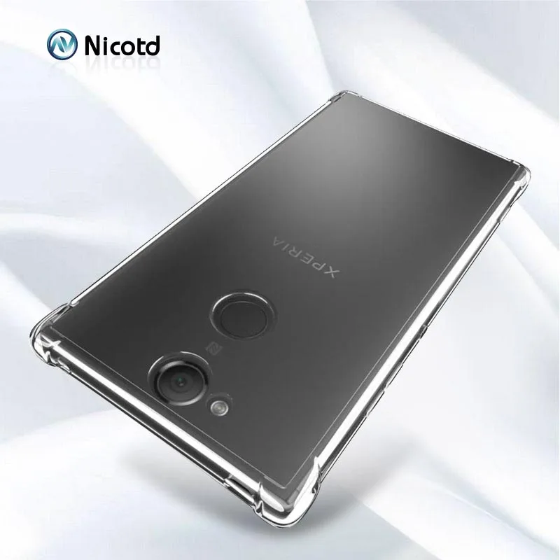 Мягкий чехол из ТПУ для Sony Xperia XA2 PLUS ультрапрозрачный Силиконовый Прозрачный