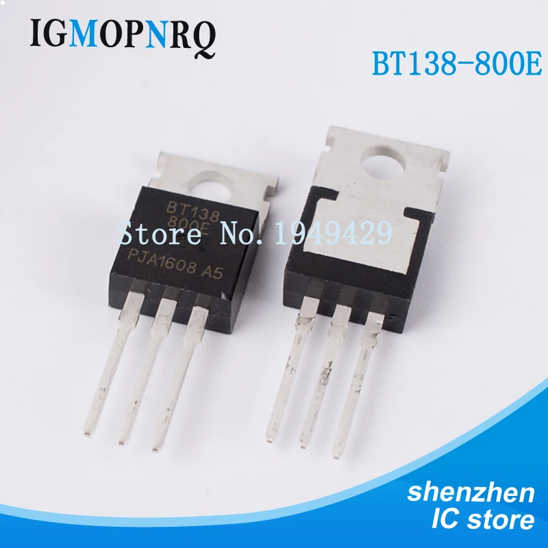 10 шт./лот BT138 800E 800 TO 220 RAIL TRIAC New|c c| |