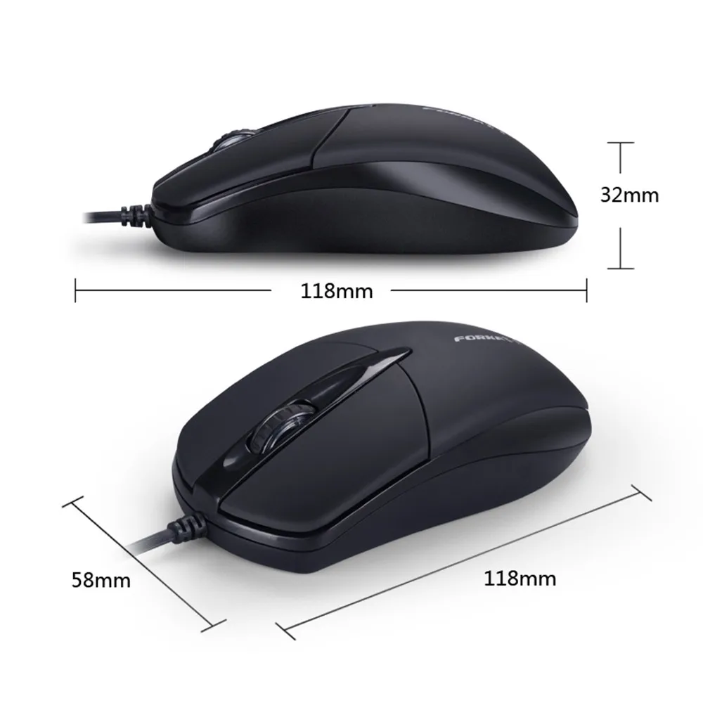 Брендовая прочная мышь новинка 2018 Проводная игровая с 3 кнопками 1200 DPI USB